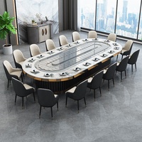 Meubles de restaurant Hot Pot Table Rotate Table à manger et ensembles de chaises