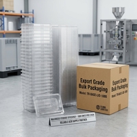 Couvercles personnalisés jetables transparents en PP carrés pour contenants alimentaires faits à la main, emballage de sucre avec impression numérique