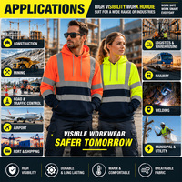 Vêtements de travail haute visibilité EN20471 Classe 3, pour aéroport, logistique, entrepôt, ingénieur, exploitation minière, veste de travail réfléchissante haute visibilité
