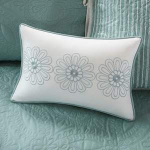 DB 6-Piece Reversible Blue <b>Daybed</b> <b>Cover</b> Set Stylish Bedding for Comfort and Style - Product Image 2