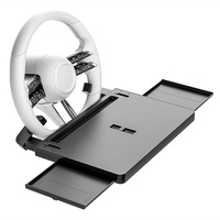 Table de bureau multifonctionnelle pour voiture avec support pour ordinateur portable, table à manger pour dossier de siège, table de volant, plateau de volant automobile