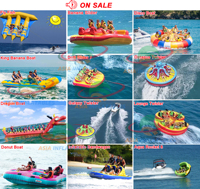Sofá Inflable Tipo UFO Volador para 5 Personas, Económico, para Deportes Acuáticos