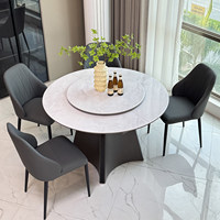 Nouvelle table à manger ovale haut de gamme avec design moderne pliable et extensible, mobilier de salle à manger écologique pour la maison
