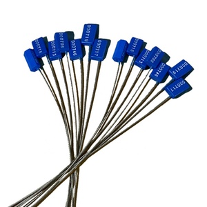 CH Disposable Lock Security Cargo Cable Seal Blue and Grey Fixed Cover for <b>Plastic</b> <b>Drum</b> or Fiber <b>Drum</b> Industry Use - Product Image 4