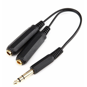 Cable de audio de efecto 6.35, adaptador de audio monobloque macho-macho de 6.35 para pedal de efectos, cable de pedal de guitarra con conector Snap Jack - Product Image 6