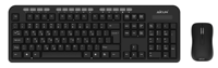 Clavier sans fil BX2030 2,4 GHz avec 12 touches de raccourci + souris optique sans fil 3D 1200 DPI, combo de jeu avec récepteur USB
