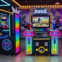 Simulateur de tir à monnayeur pour 2 joueurs, machine de jeu vidéo de tir HD LCD pour centres de divertissement et centres commerciaux