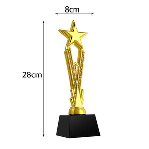 सिल्वर क्रिस्टल क्राफ्ट्स, गोल्ड मेटल स्टार ट्रॉफी के 9 क्रिस्टल ग्लास पुरस्कार विजेता - Product Image 6