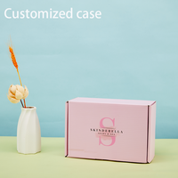 Emballage cadeau en carton ondulé écologique avec impression personnalisée, boîte à courrier pour avion, boîte en papier pour cosmétiques, soins de la peau, vêtements