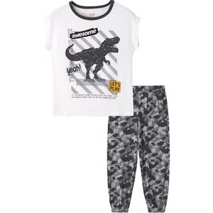 Ensemble débardeur sans manches et pantalon camouflage pour filles, en viscose douce de bambou, vêtements de nuit 2 pièces, tenue décontractée pour tout-petits, 3T-5T - Product Image 1