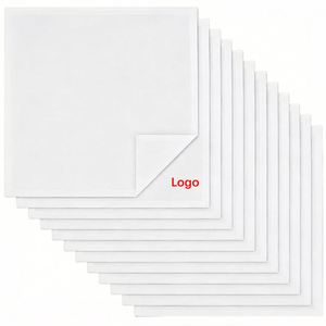 Custom White <b>Linen</b> Hankies <b>Men</b> Women Reusable Pocket Square With Fine Stitched Edge Wedding Handkerchiefs <b>for</b> Groom Business - Product Image 1
