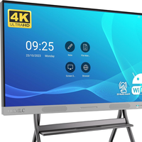 Tableau interactif tout-en-un haute définition à double système et écran LCD standard de haute qualité pour bureau et école - Offre spéciale