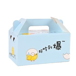 Logo personalizzato da asporto pollo fritto contenitore di carta pollo cibo da asporto scatola Snack scatola Snack imballaggio cartelle Snack all'ingrosso - Product Image 6