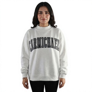 Sudadera Unisex OAKSM SPORTS con Cuello Redondo, Lavado Ácido, Oversize, de Algodón Tejido, Estilo Casual con Estampado de Letras, para Invierno - Product Image 1