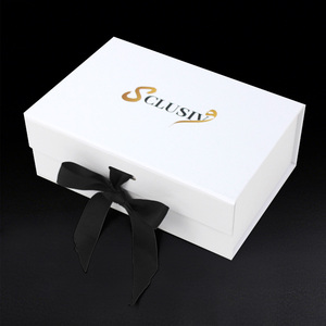 Luxury Folding Gift <b>Box</b> <b>White</b> Large Magnetic Folding Gift Paper <b>Box</b> for Packing Gifts Shoes Clothing - Product Image 2