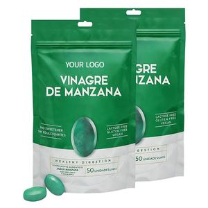 Gummies au vinaigre de cidre de pomme végétalien OEM avec vitamine C - Soutien à la digestion et à la détoxification saine - Product Image 1