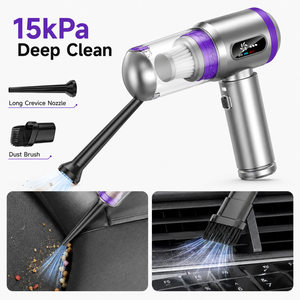 20KPa 100W Cordless Handheld Vacuum Cleaner Brushless Motor 3 Speed Portable <b>Car</b> Vacuum Air <b>Blower</b> Inflator OEM ODM - Product Image 4