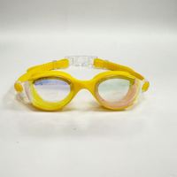 Lunettes de natation pour adultes en gros personnalisées, en silicone, anti-buée, boucle réglable, légères, électro-plaquées, course universelle, ajustement universel
