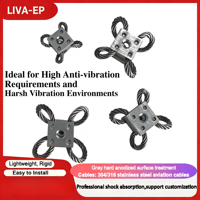 Isolateur de câble métallique anti-vibrations pour systèmes multi-capteurs, équipements optiques, instruments de précision, machines industrielles
