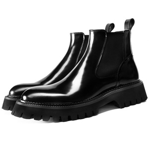 Chaussures Derby pour hommes en cuir véritable, personnalisées, tendance, haut de gamme, polies, polyvalentes, élégantes et respirantes - Product Image 6