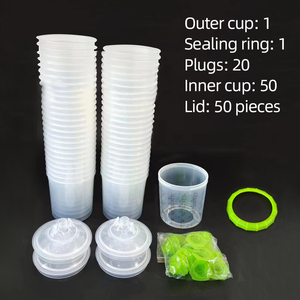 Vaso para pistola pulverizadora de 600 ml, desechable, con escala, para mezcla de <span class=keywords><strong>pintura</strong></span>, apto para <span class=keywords><strong>pintura</strong></span> a base de aceite y agua, herramienta para <span class=keywords><strong>pintura</strong></span> general de vehículos, material plástico - Product Image 4