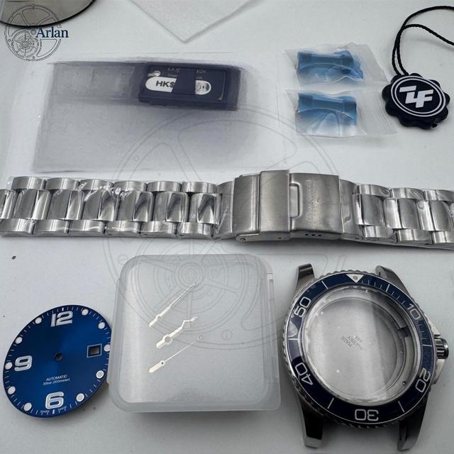 ZF Factory Conquest Stainless Steel Watch Case Set 2824 Waterproof Sapphire Crystal Mirror 41mm Diameter High Quality