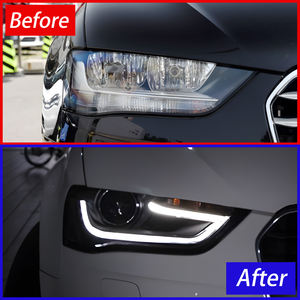 Nouvel ensemble de phares LED 100W à configuration élevée avec lentille de projecteur pour Audi A4 A4L RS4 S4 B8.5 2013-2016 - Accessoires d'outillage - Product Image 2