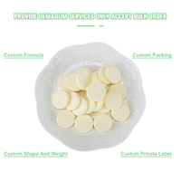 Tablet Multivitamin Label pribadi Vitamin A,B,C,E,D, tablet kunyit mineral dapat dikunyah