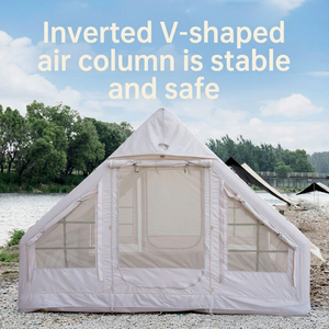 Tente gonflable d'extérieur pour famille, en tissu Oxford imperméable, double couche, quatre saisons, pliable, 6,3 mètres carrés - Product Image 4