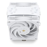 Refroidisseur d'air pour processeur Thermalright TR U120EX REV.4 BLANC avec 6 caloducs pour Intel LGA1700 1200 et AMD AM5 AM4