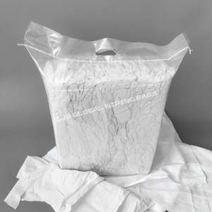 Trapos de Limpieza de Algodón de Fibras Estables, 100% Algodón Blanco, Trapos de Algodón para Limpieza Industrial - Product Image 1