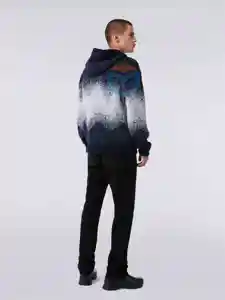 2024 OEM/ODM logo personnalisé tricot jacquard coton à manches longues surdimensionné décontracté sweat à capuche tricoté pour hommes