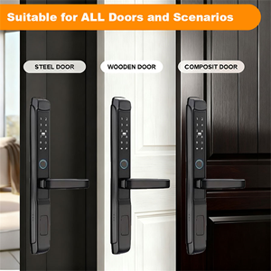 Clé d'empreinte digitale étanche Mot de passe TUYA TTlock Pont <span class=keywords><strong>cassé</strong></span> en alliage d'aluminium Serrure intelligente en aluminium adaptée à la porte de la cour - Product Image 3