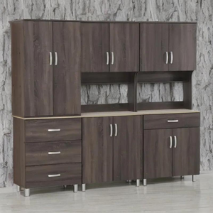 Hot Trending OEM Almacenamiento de cocina de madera DIY Knock Down Gabinete Fácil montaje - Product Image 1