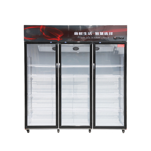 Refrigerador con Puerta de Vidrio, Congelador Vertical, Enfriador Comercial de Bebidas, Refrigerador Comercial con Enfriamiento por Aire, Enfriador de Coca-Cola - Product Image 4