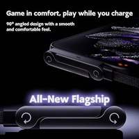 Kabel Pengisi Daya Cepat 240W Nylon Braided dengan Penyangga Ponsel Lipat Multi-Sudut Tipe-C untuk iPhone Gaming