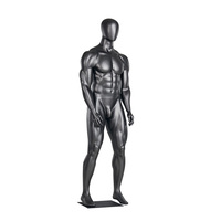Meistverkaufte Athletische Fiberglas-Sport-Muskel-Schaufensterpuppe Halber Körper Schwarzes Männliches Weibliches Laufmodell Schaufenster-Display Europäisch