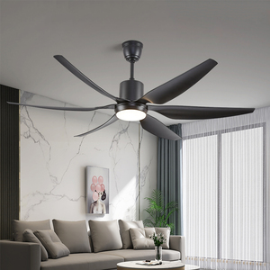 Factory Direct 54 Inch Modern 5 Blades <b>Ceiling</b> Fan with LED <b>Light</b> <b>Remote</b> <b>Control</b> Indoor Outdoor DC Motor - Product Image 5