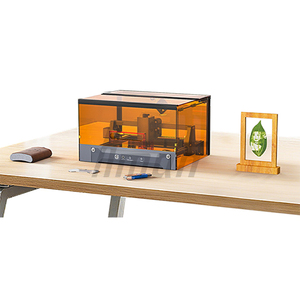 Mini graveur Laser Intelligent à double lumière Applicable bois caoutchouc contreplaqué MDF Raycus Reci semi-conducteur Source Laser refroidissement par Air - Product Image 4