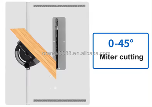 Máquina de sierra Circular de mesa portátil de 8 pulgadas para corte de aluminio, corte de tubos de plástico de PVC de madera deslizante multifunción para el hogar - Product Image 4