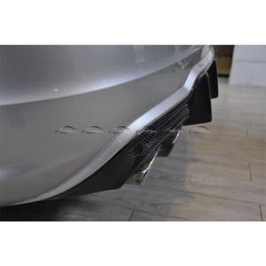 Lame de pare-choc arrière en Fiber de carbone, 2 pièces, accessoire de voiture, <span class=keywords><strong>Mercedes</strong></span> W204 C63 2012 — 2014 - Product Image 3