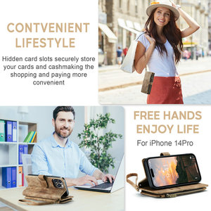 Dropshipping productos 2025 PU Funda de cuero de lujo para iPhone 15 14 Pro 13 11 Max funda de teléfono con tapa magnética para <span class=keywords><strong>Samsung</strong></span> S23 ultra - Product Image 3