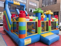 Château gonflable de haute qualité avec toboggan et souffleur