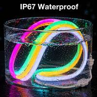 Tira de Luz LED de Silicona Flexible, Impermeable IP67, Multicolor, para Iluminación de Letreros Digitales