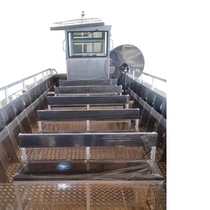 <span class=keywords><strong>Bateau</strong></span> de transport en aluminium YAMANE YACHT, longueur personnalisée, pour chargement de marchandises, avec cabine et roues, idéal pour la pêche et les opérations de débarquement (OEM, ODM, OBM) - Product Image 3