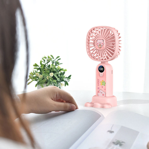 Altamente recomendado Mini ventilador portátil recargable amarillo <span class=keywords><strong>aire</strong></span> acondicionado ventilador de refrigeración comercial Usb de mano - Product Image 3