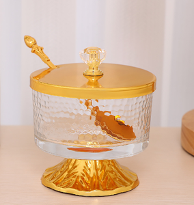 Pot de Sauce Soja en Verre <span class=keywords><strong>Fer</strong></span> <span class=keywords><strong>Forgé</strong></span> de Style Européen pour la Maison, Cuisine, Salon, Snack, Décor de Sucre, Pots de Crémier - Product Image 3