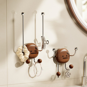 Suction Cup Hairband Storage Rack Wall Mounted Hair <b>Accessory</b> Hook <b>Bathroom</b> Organizer Removable Multi Purpose Hook - Product Image 1