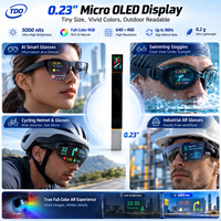 Micro-afficheur OLED en silicone de 0,23 pouce, 5000 nits, 3255 PPI, panneau micro OLED AMOLED pour lunettes intelligentes AR à guide d'ondes HMD