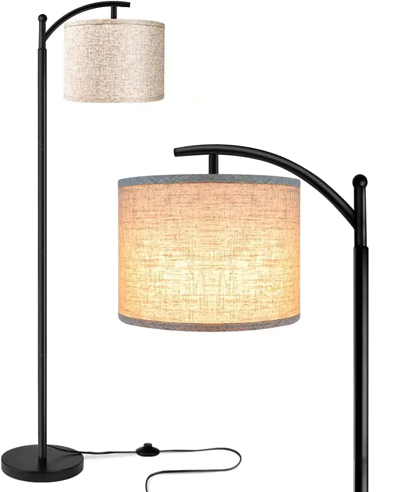Lampe sur pied pour salon avec ampoule LED à intensité variable lampe sur pied grande lampe industrielle lampe de lecture pour chambre à coucher bureau